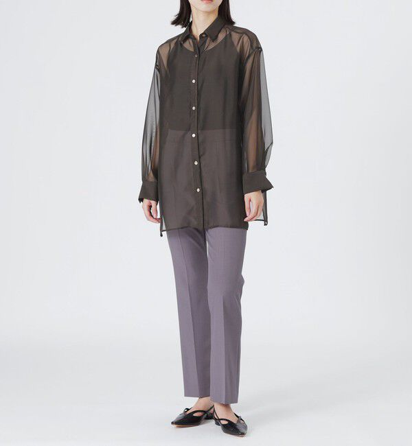 「シフォンジーシアーシャツ」|シャツ・ブラウス|