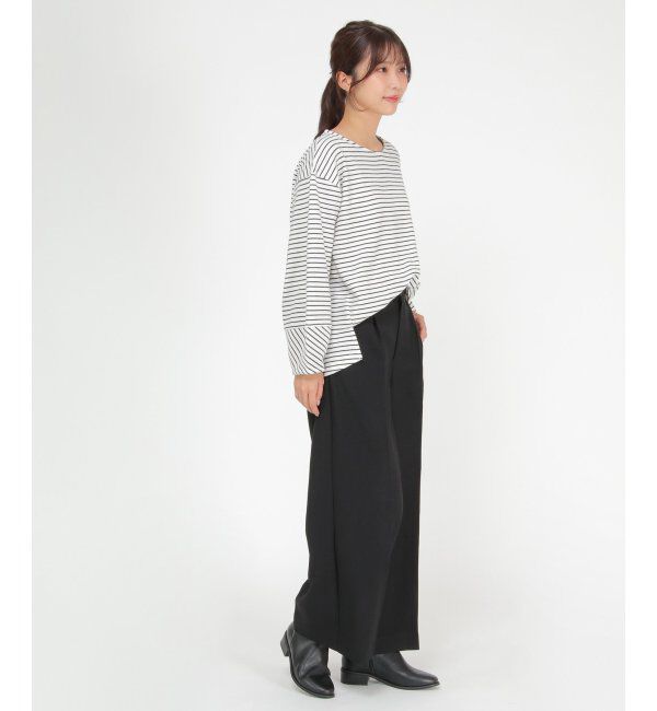 ikka「ウーリッシュフラノワイドパンツ」|その他|