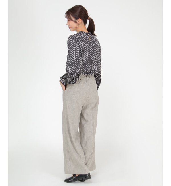 ikka「ウーリッシュフラノワイドパンツ」|その他|