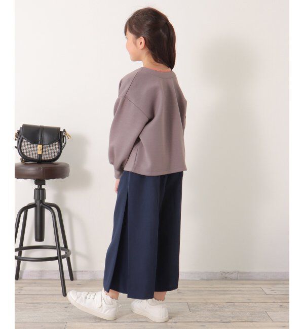 ikka kids「サイド切り替えワイドパンツ（120~160cm）」|その他|