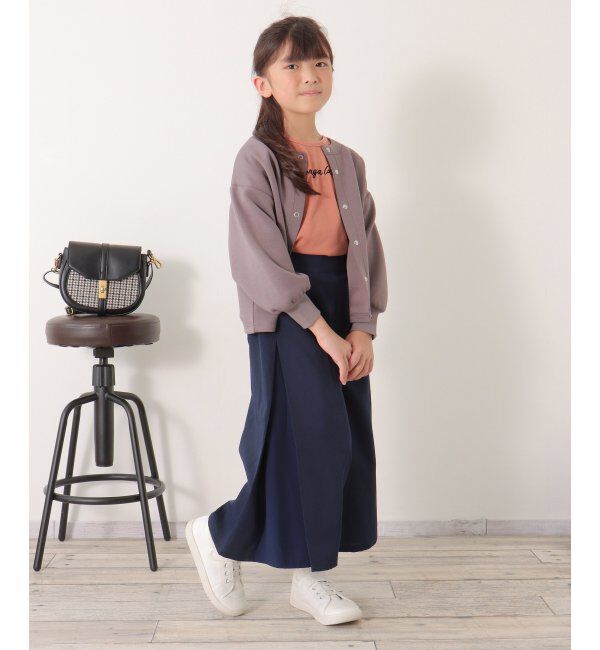 ikka kids「サイド切り替えワイドパンツ（120~160cm）」|その他|