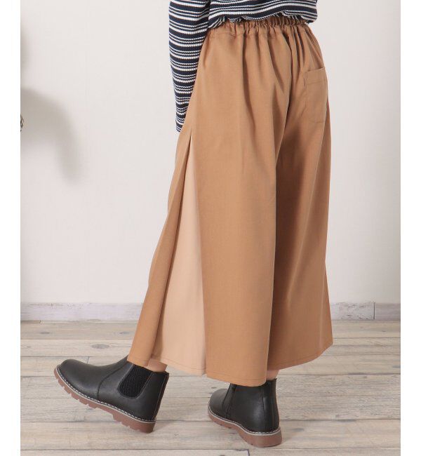 ikka kids「サイド切り替えワイドパンツ（120~160cm）」|その他|