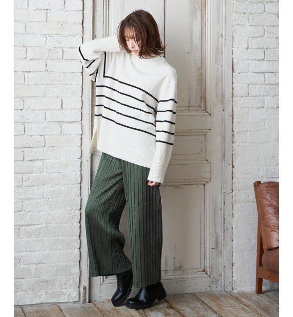 ikka「ワイドタートルネックニットプルオーバー」|プルオーバー|