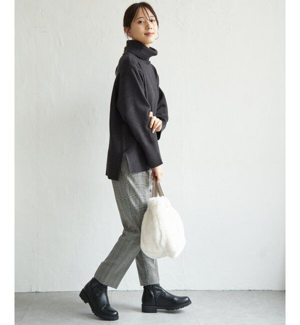 ikka「ワイドタートルネックニットプルオーバー」|プルオーバー|
