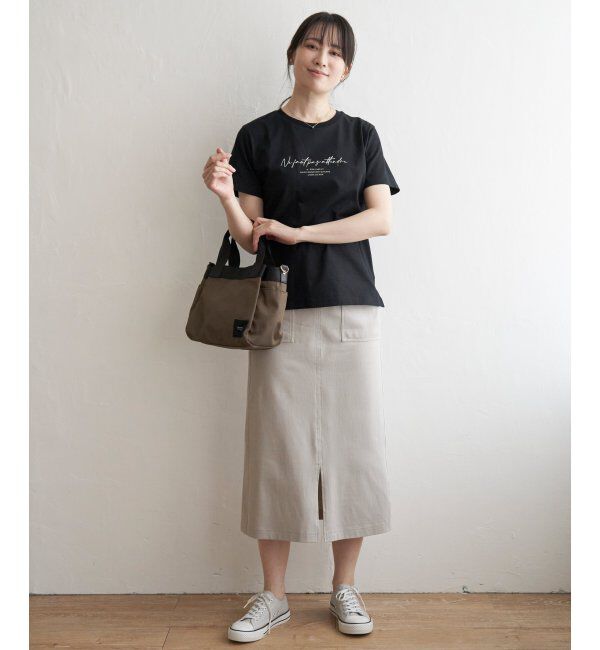 ikka「ロゴフォトプリントT」|Tシャツ・カットソー|