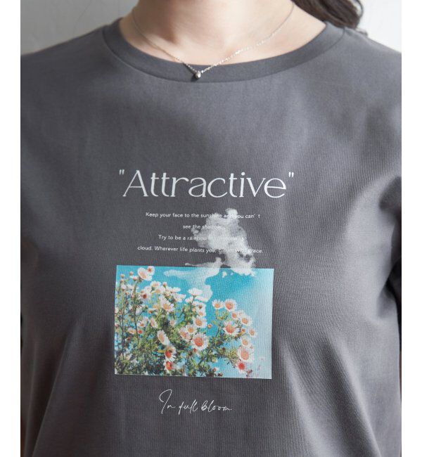 ikka「ロゴフォトプリントT」|Tシャツ・カットソー|