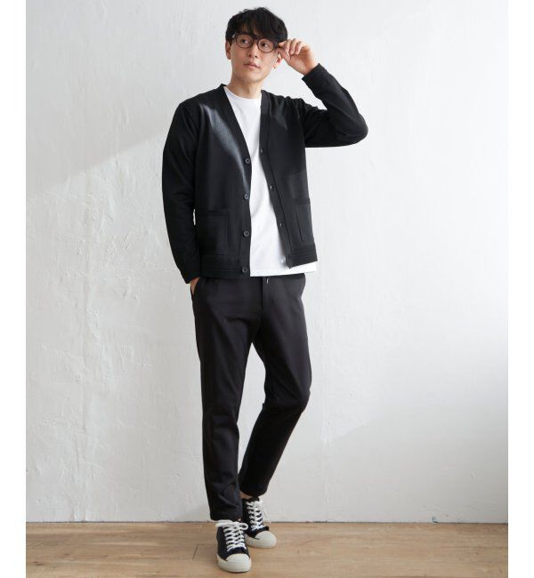 IKKA LOUNGE「GOKU楽ニットVネックカーディガン」|カーディガン|