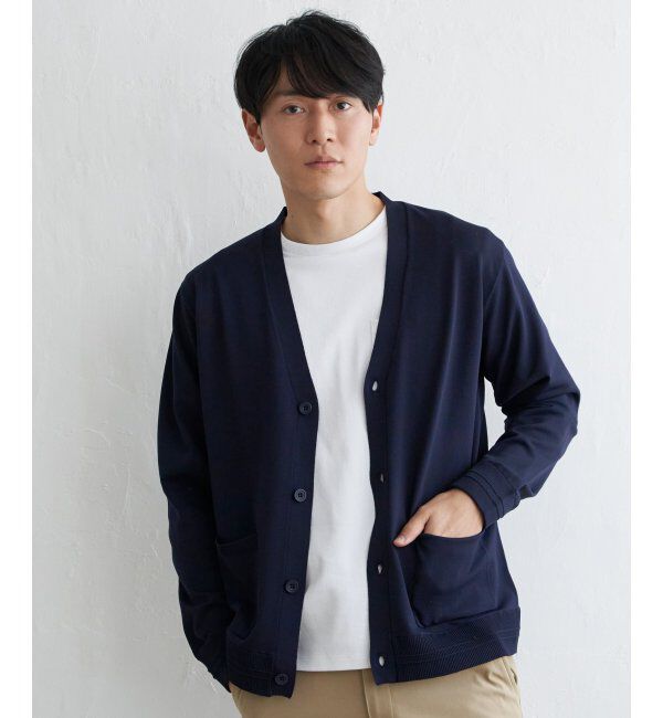 IKKA LOUNGE「GOKU楽ニットVネックカーディガン」|カーディガン|