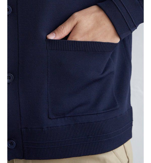 IKKA LOUNGE「GOKU楽ニットVネックカーディガン」|カーディガン|