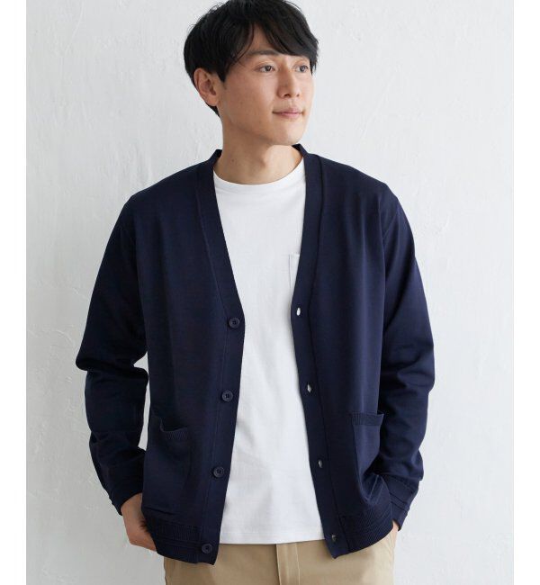 IKKA LOUNGE「GOKU楽ニットVネックカーディガン」|カーディガン|