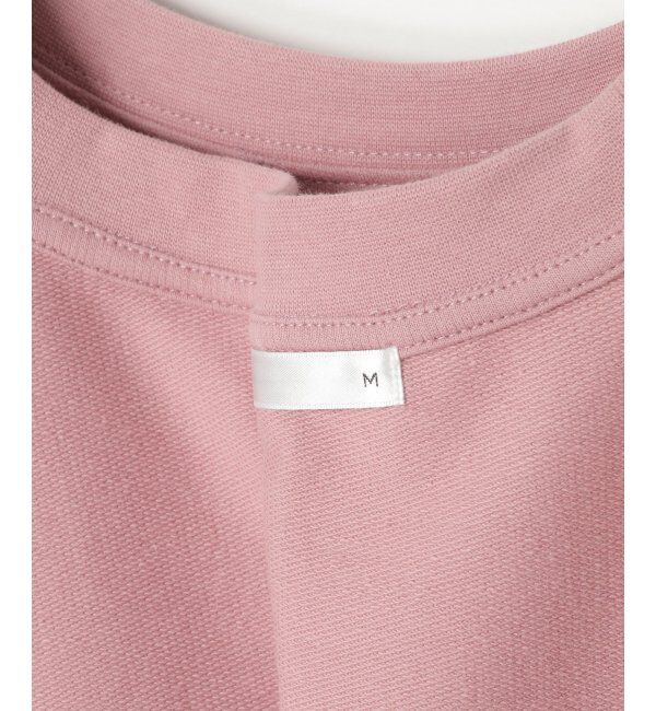 ikka「ミニ裏毛スウェットライク半袖Tシャツ」|Tシャツ・カットソー|