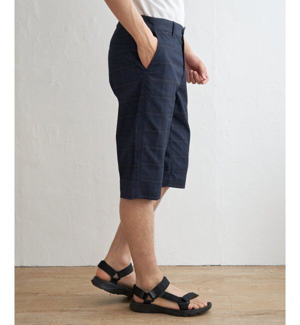 ikka「6.5分丈チェックドビーハーフパンツ」|その他|