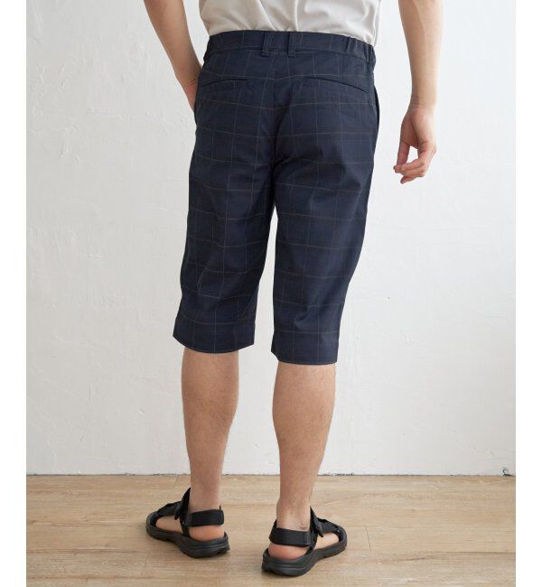 ikka「6.5分丈チェックドビーハーフパンツ」|その他|