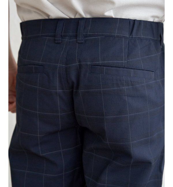 ikka「6.5分丈チェックドビーハーフパンツ」|その他|