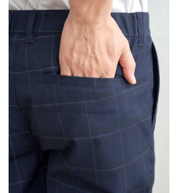 ikka「6.5分丈チェックドビーハーフパンツ」|その他|