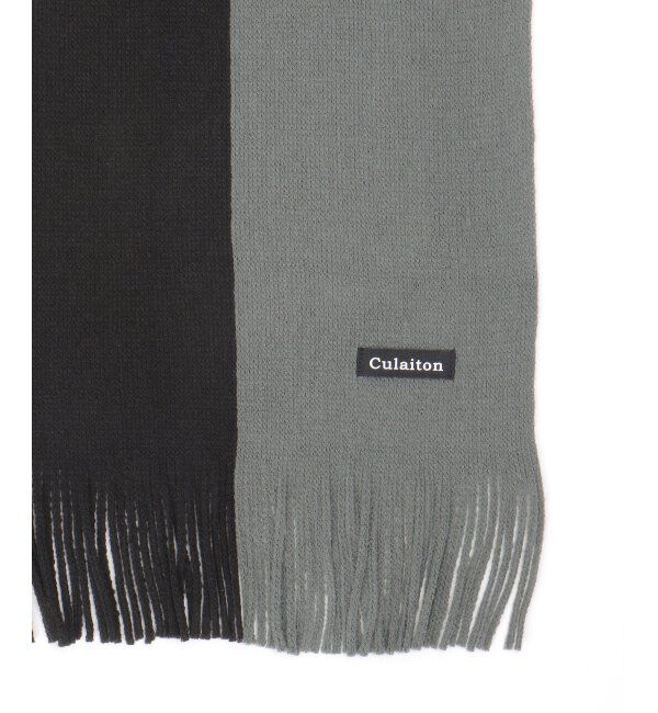 ikka「ラッセルバイカラーマフラー」|マフラー|