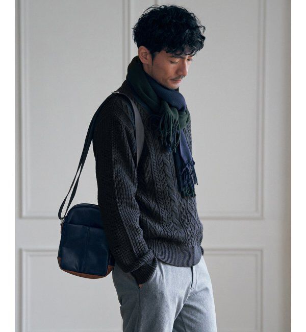 ikka「ラッセルバイカラーマフラー」|マフラー|