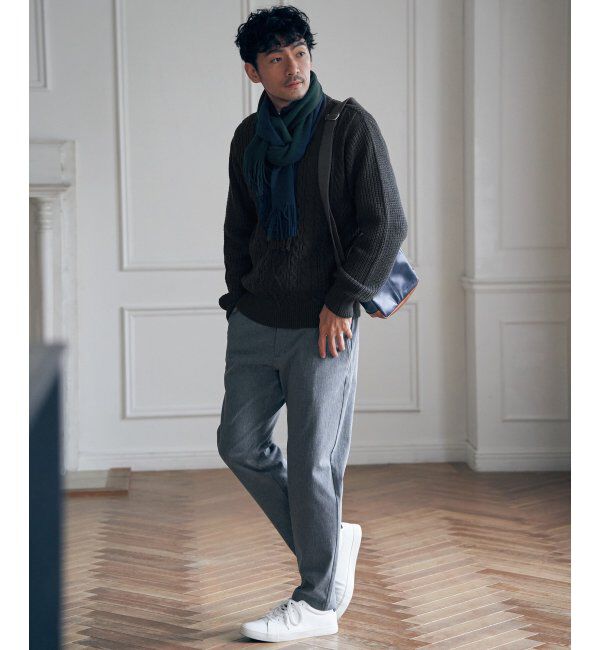 ikka「ラッセルバイカラーマフラー」|マフラー|