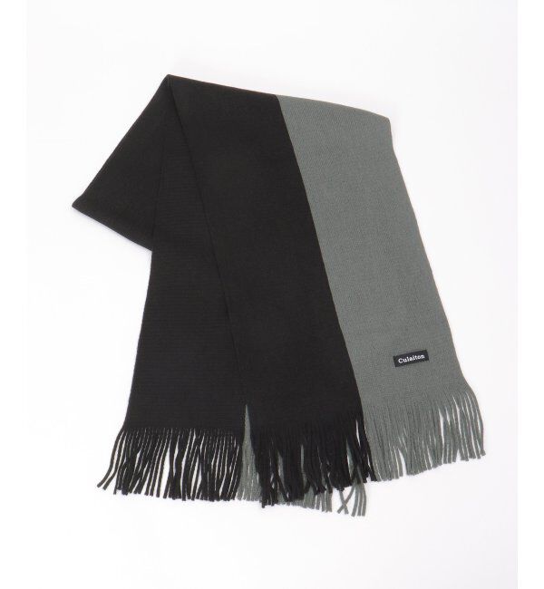 ikka「ラッセルバイカラーマフラー」|マフラー|