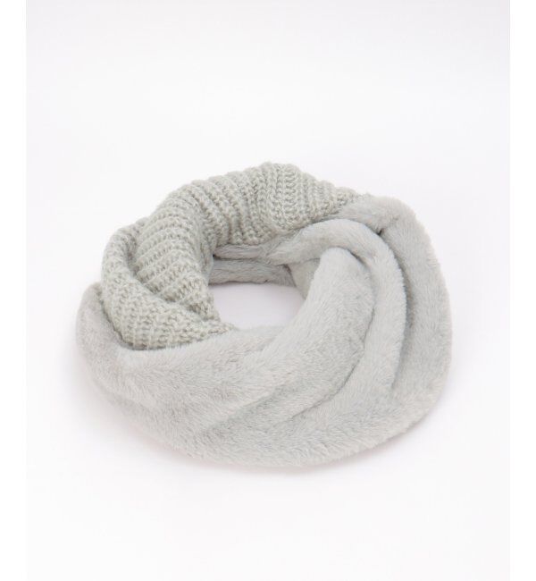 ikka「エコファーＭＩＸスヌード」|マフラー|