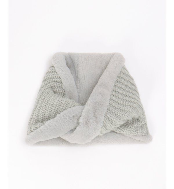 ikka「エコファーＭＩＸスヌード」|マフラー|