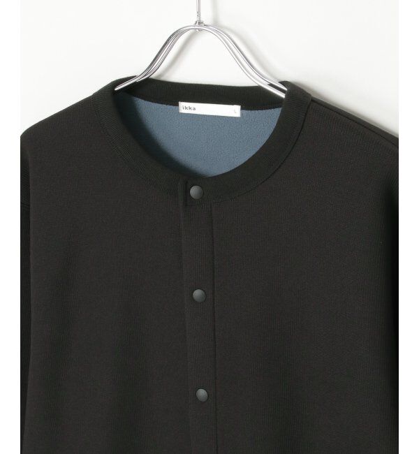 ikka「ボンディングクルーネックカーディガン」|カーディガン|
