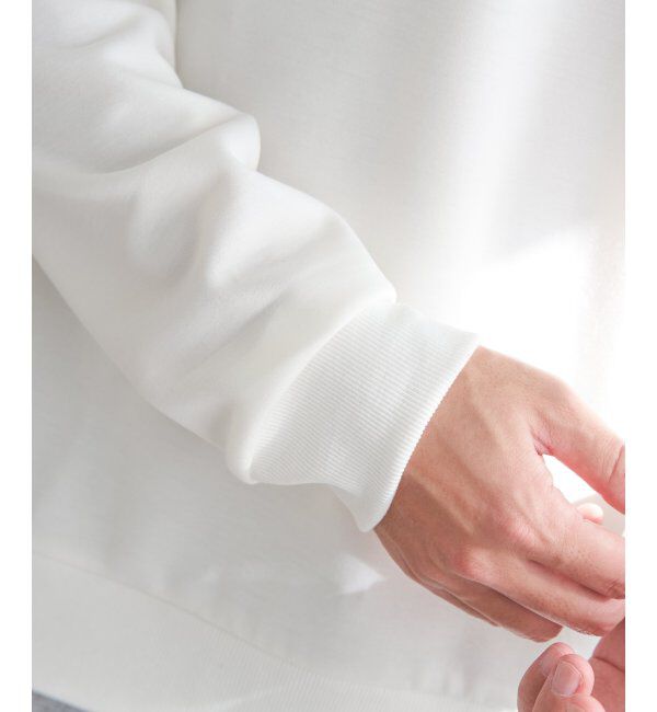 ikka「【抗菌防臭／吸水速乾】GOKU楽ダンボールフェイクプルオーバー」|パーカー|