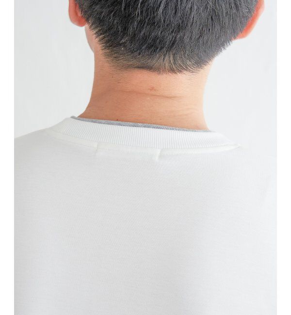 ikka「【抗菌防臭／吸水速乾】GOKU楽ダンボールフェイクプルオーバー」|パーカー|