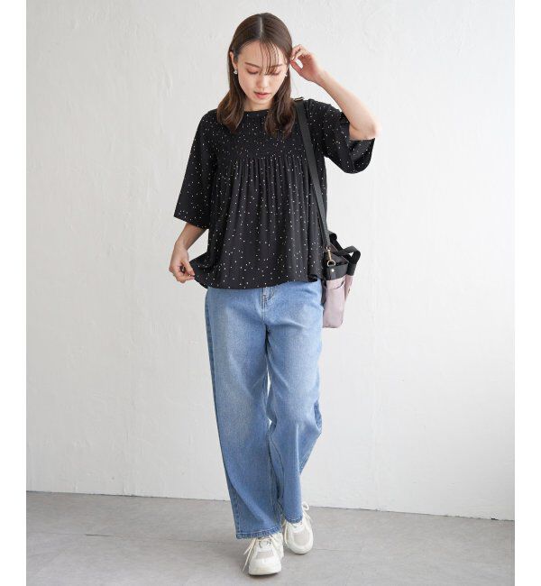 ikka「マジョリカ3段プリーツブラウス」|シャツ・ブラウス|