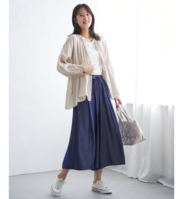 ikka「【2点セット】シアシャーリングブラウスアンサンブル」|シャツ・ブラウス|