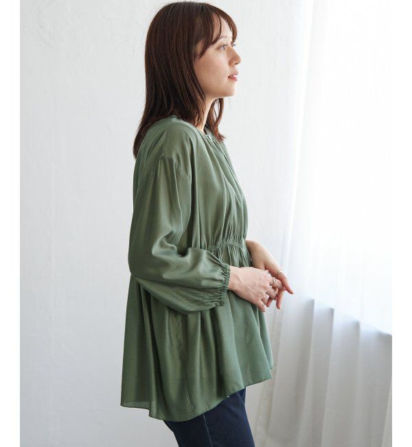 ikka「【2点セット】シアシャーリングブラウスアンサンブル」|シャツ・ブラウス|