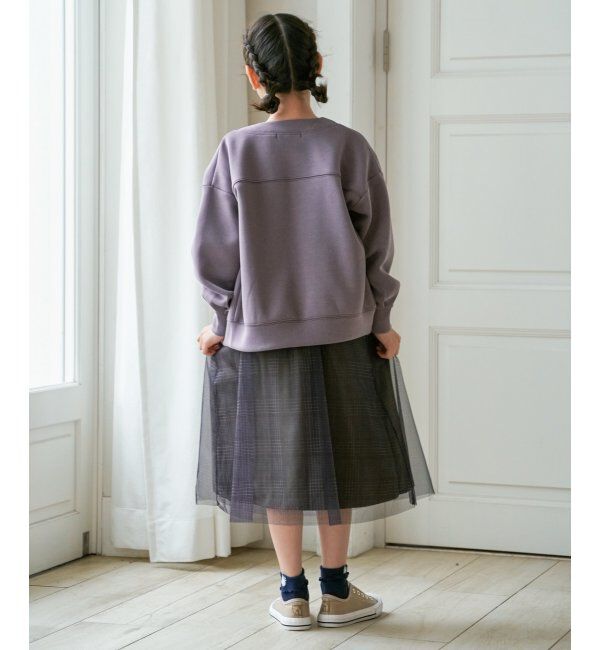 ikka kids「【親子おそろい】チュールロングスカート（120~160cm）」|スカート|