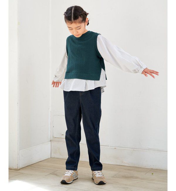 ikka kids「ＬＫケーブルガラレイヤードＰＯ」|Tシャツ・カットソー|