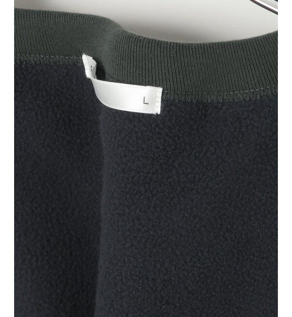 ikka「ボンディングクルーネックカーデ」|カーディガン|