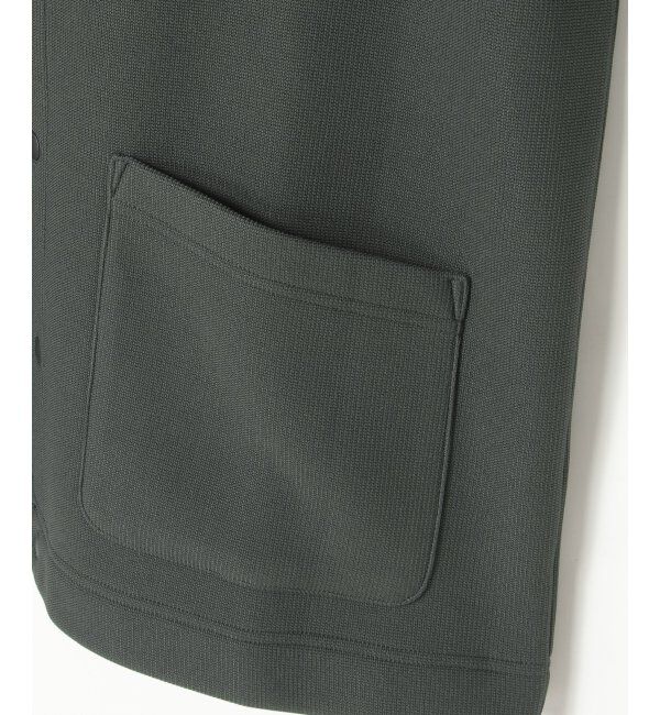 ikka「ボンディングクルーネックカーデ」|カーディガン|