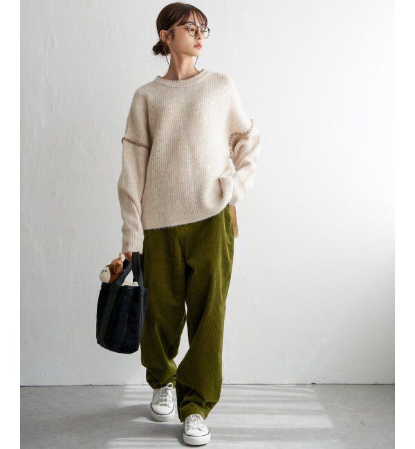 Lbc with Life「コーデュロイゆるテーパードパンツ」|その他|