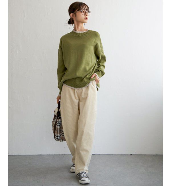 Lbc with Life「コーデュロイゆるテーパードパンツ」|その他|