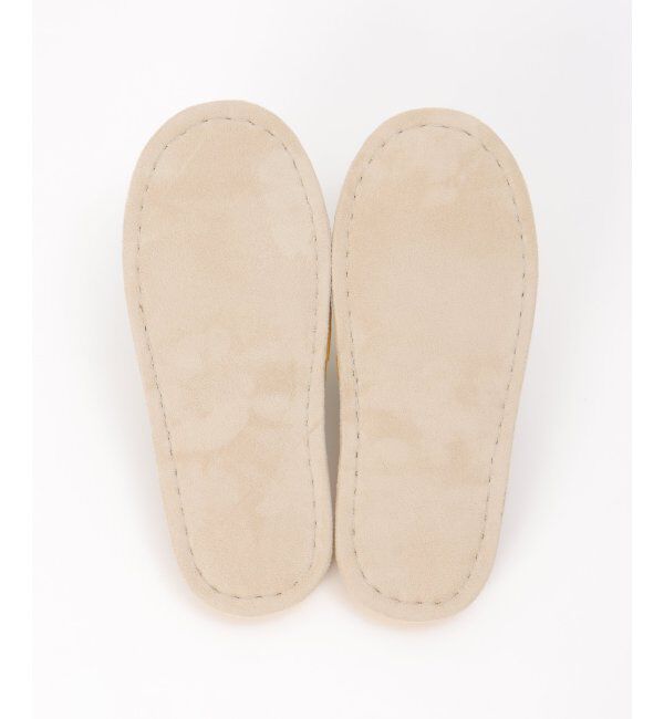 Lbc with Life「茶竹花柄スリッパ」|ルームシューズ|