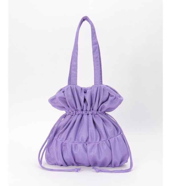 Lbc with Life「メッシュギャザー巾着トートバッグ」|その他|