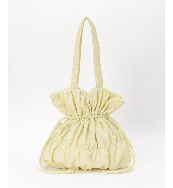 Lbc with Life「メッシュギャザー巾着トートバッグ」|その他|