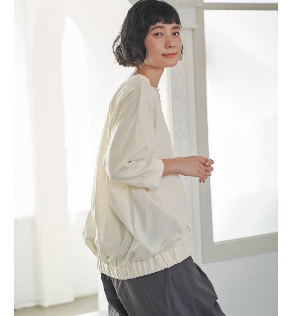 Lbc with Life「異素材切り替えタックプルオーバー」|その他|