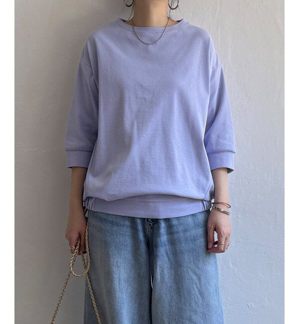 Lbc with Life「異素材切り替えタックプルオーバー」|その他|ライトパープル