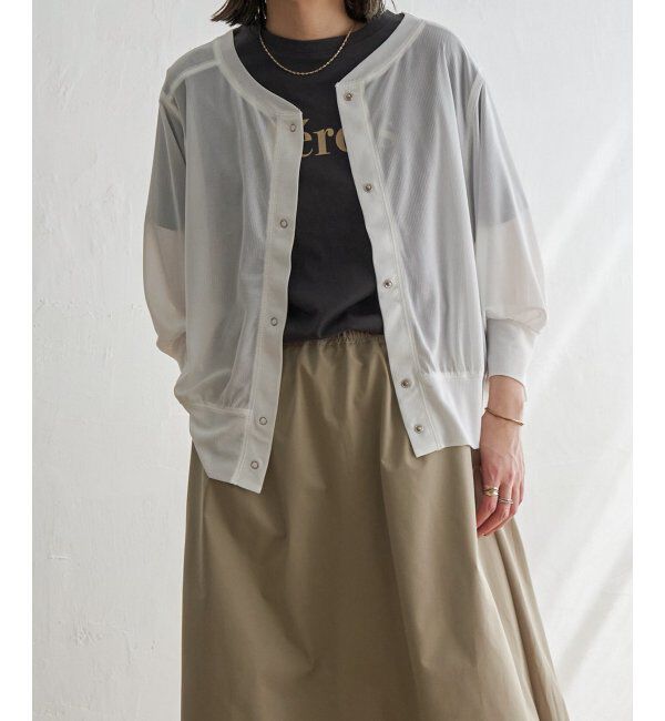 Lbc with Life「シアースナップカーディガン」|カーディガン|