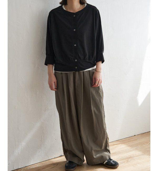 Lbc with Life「シアースナップカーディガン」|カーディガン|