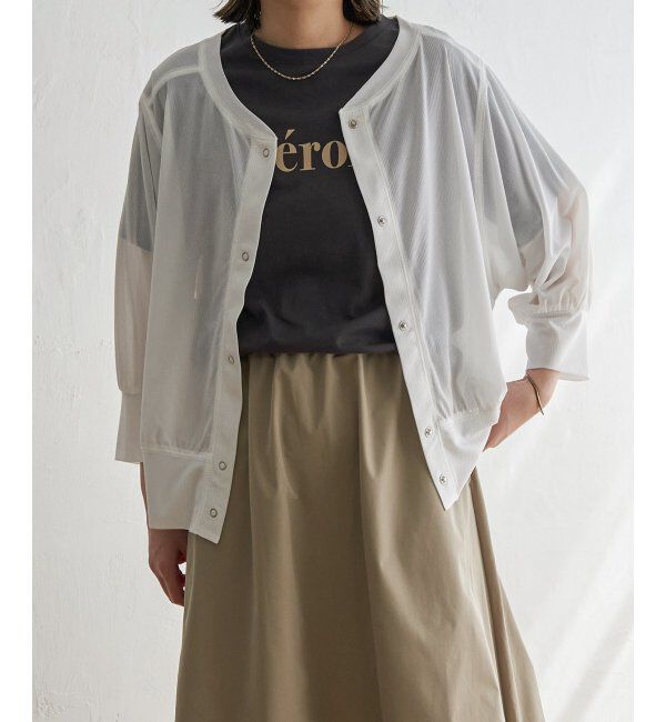 Lbc with Life「シアースナップカーディガン」|カーディガン|