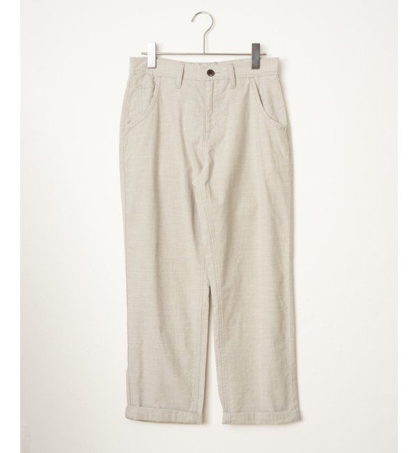 Lbc with Life「コットンシャンブレーテーパード」|その他|グレージュ