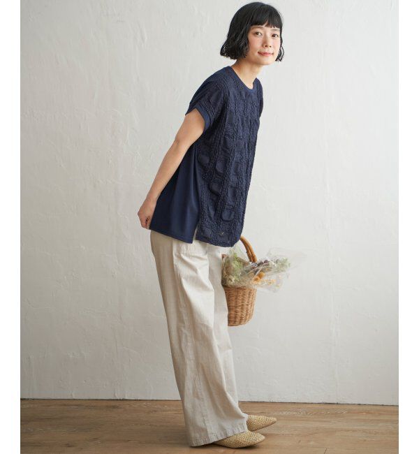 Lbc with Life「レースジャカード切り替えプルオーバー」|その他|