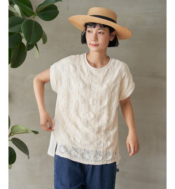 Lbc with Life「レースジャカード切り替えプルオーバー」|その他|