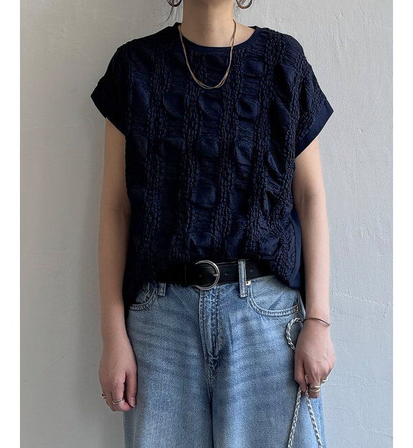 Lbc with Life「レースジャカード切り替えプルオーバー」|その他|