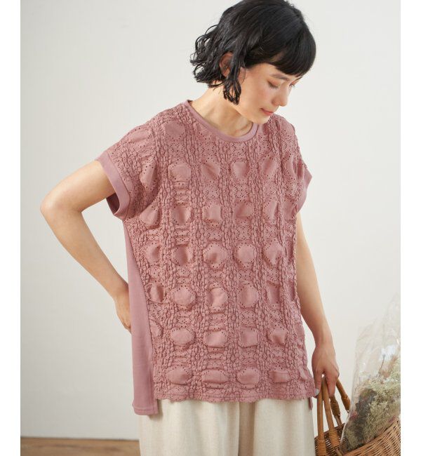 Lbc with Life「レースジャカード切り替えプルオーバー」|その他|